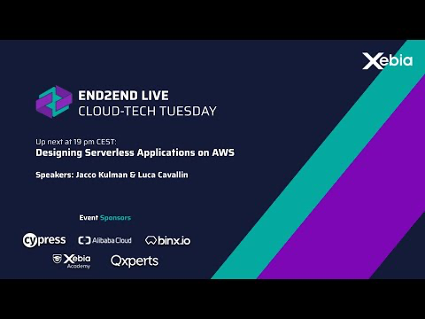 Designing Serverless Applications on AWS - Jacco Kulman and Luca Cavallin @ End2End LIVE